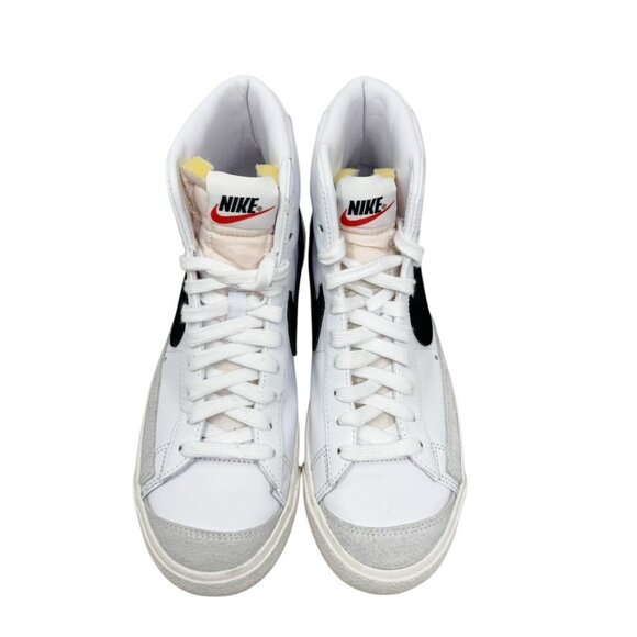 Nike Blazer Mid ’77 White Black Women’s Sneakers Size 7.5 Leather Retro Classic - Picture 9 of 15
